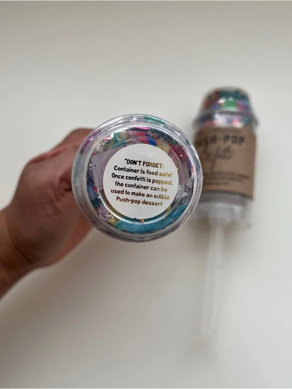 Confetti party favors poppers birthday graduation wedding baby shower celebrate